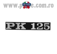 Sigla scris "PK 125" laterala Vespa PK (82-85) 2T AC 125cc